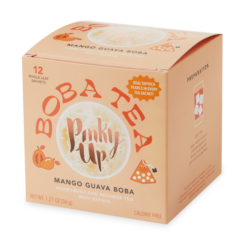 Mangue, gava, thé Boba, 12 sachets