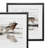" Rustic Misty Elk " 2 Piece Art Oil Print-27609958