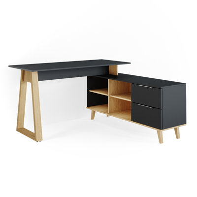 Cara L-Shaped Writing Desk