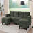 Ranjeeta 101" Wide Modular Sofa with Ottoman-641675808
