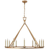Chapman & Myers Darlana Medium Single Ring Chandelier