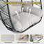 Chaise moderne en métal et rotin pour hamacs Comfort