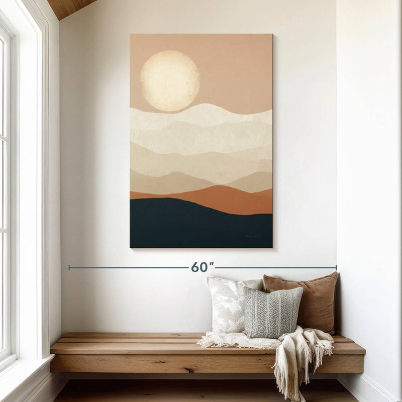 Avery Mojave Mountains And Moon, 48" H x 32" W