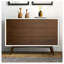 Commode 6 tiroirs de style Mid-Century moderne avec finition en bois massif