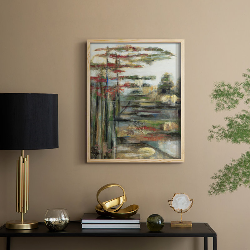 Daydream Framed Print - Solid Wood, Natural, 11" H x 9" W