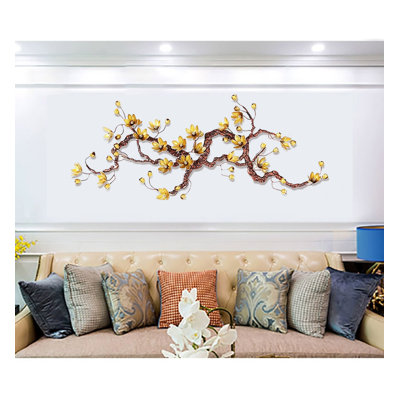 Décoration murale fleur de luxe Yulan