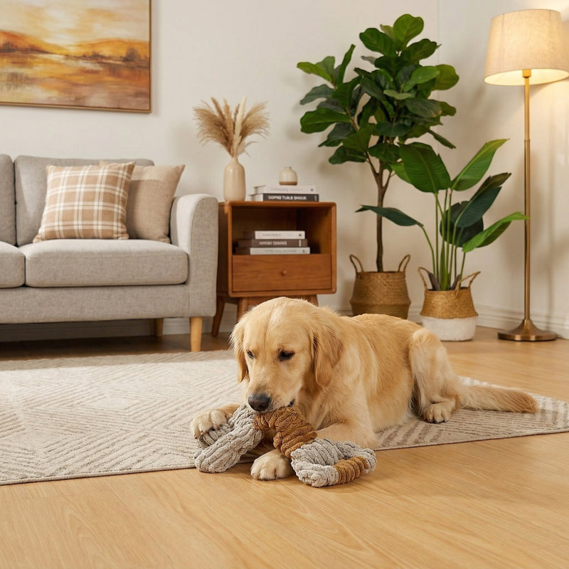 Peluche Squeaky Durable Donkey