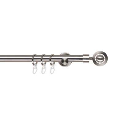 20cm Single Curtain Pole