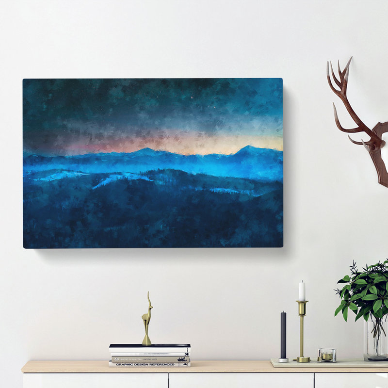Sun Above the Mountains - Wrapped Canvas, 40cm H x 60cm W x 3cm D