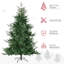 Arbre de Noël artificiel 7,5 pi avec 1288 branches, ouverture automatique, base en acier, forme large, branches faciles à façonner-1984477569-1984477571