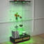 Vitrine moderne en verre avec grands tiroirs-304652729