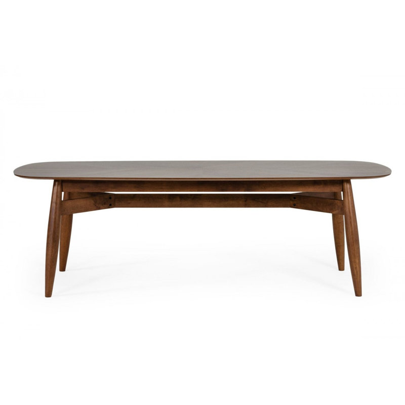  95" Brown Solid Wood Dining Table