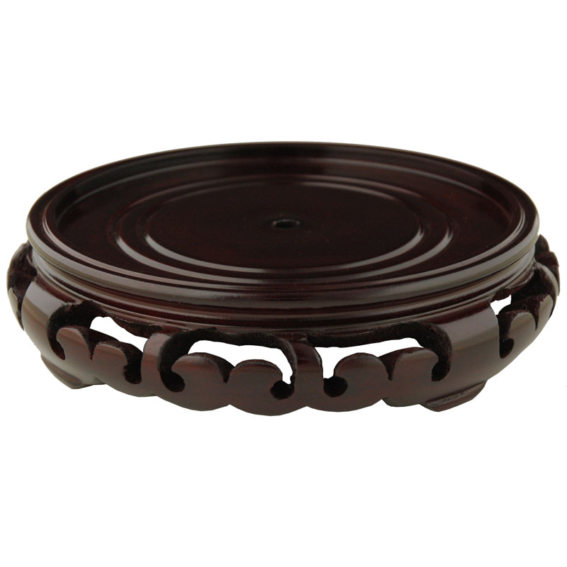 Rosewood Pedestal, 1.75" H x 6" D