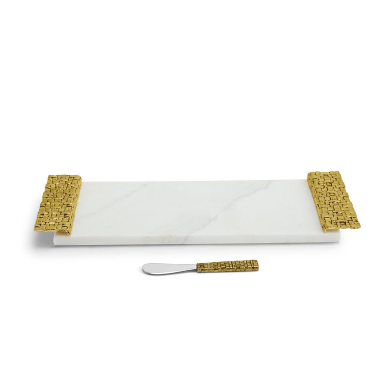 Palm Cheese Board with Spreader