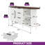 Buffet de 55 po avec portes coulissantes cannelées et 3 tiroirs-1372854614