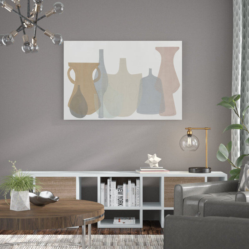 Soft Pottery Shapes III, 32" H x 48" W