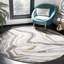 Tapis abstrait gris / doré Swindle-1481874656