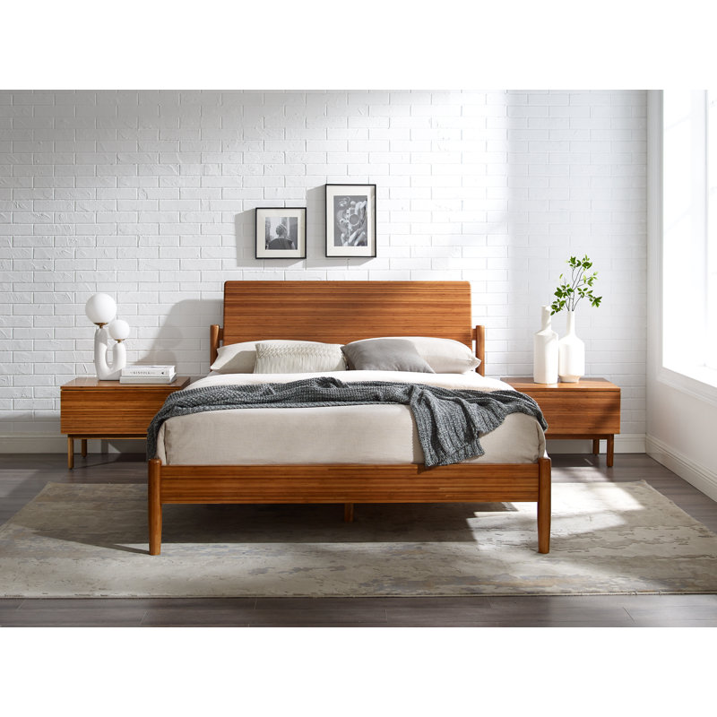 Milo Solid Wood Piece Bedroom Set, King