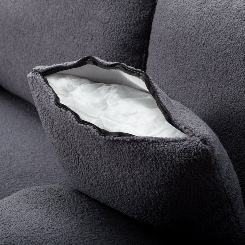 Canapé 86,6 po, Gris