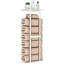 Porte-serviettes mural, porte-serviettes mural de 30 pouces avec tablette en métal-94586139