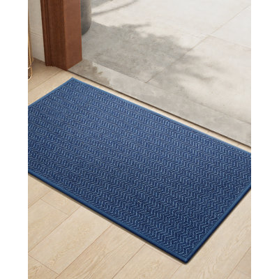 Melio Chevron Polyester Doormat 