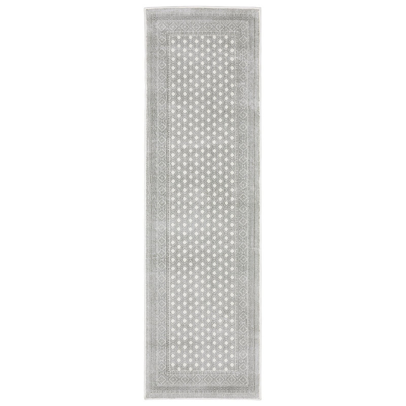 Geometric Indoor Rug, Runner 2'3" x 7'6"