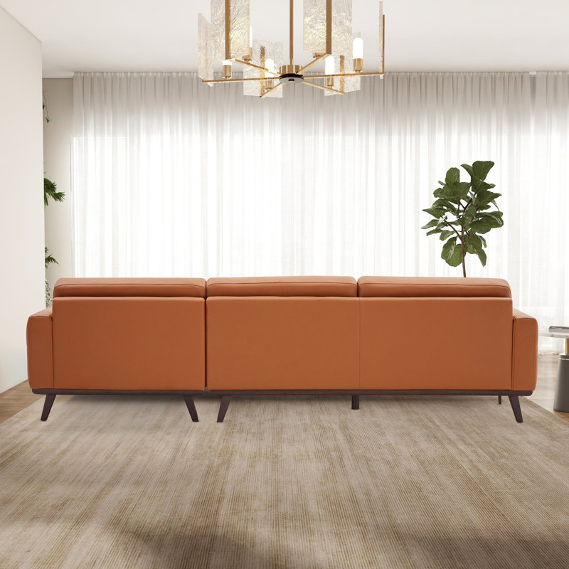 Canapé modulaire en cuir synthétique Ella Ella, Orienté à droite