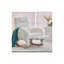 Chaise berçante rembourrée en tissu Teddy-835111858