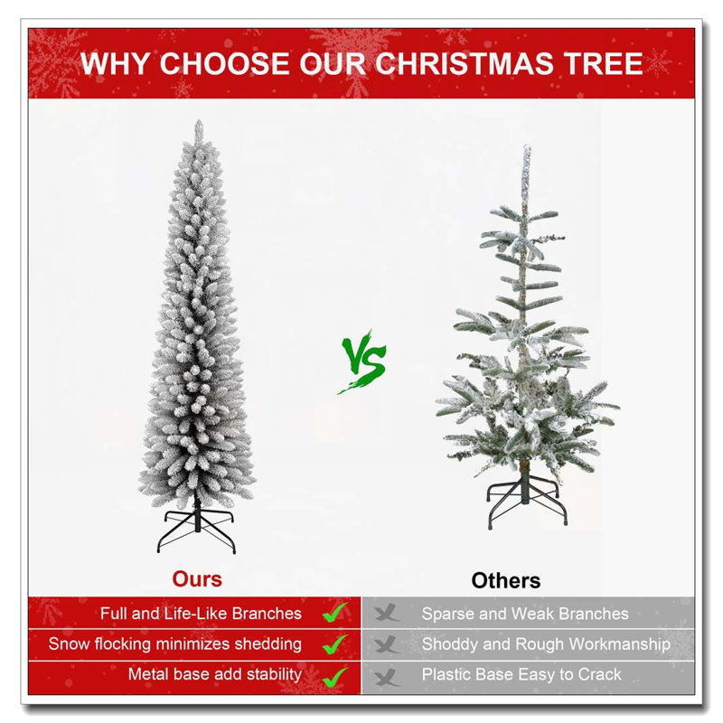Arbre de Noël 7 pi, H 7 pi