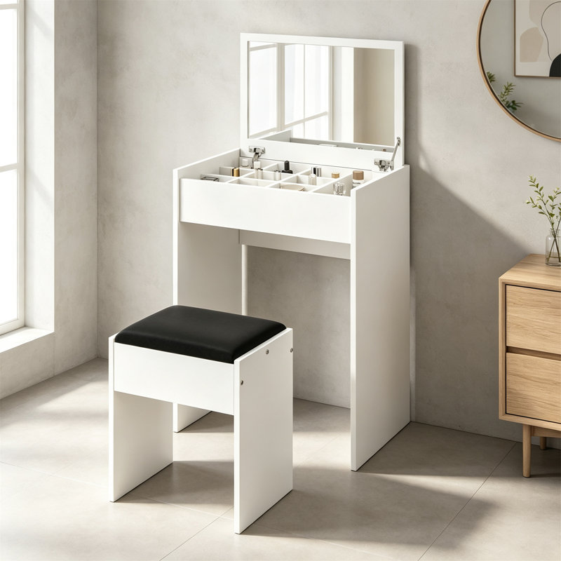 60.2 cm W Chest of Drawers, White