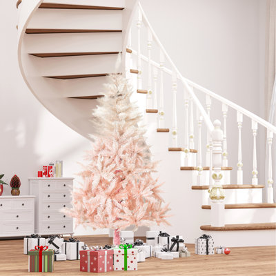 Unlit Spruce Artificial Christmas Tree With Realistic Branches And Tips