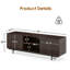 Rectangular TV Stand for TVs up to 75" with Open Shelf-1241524564