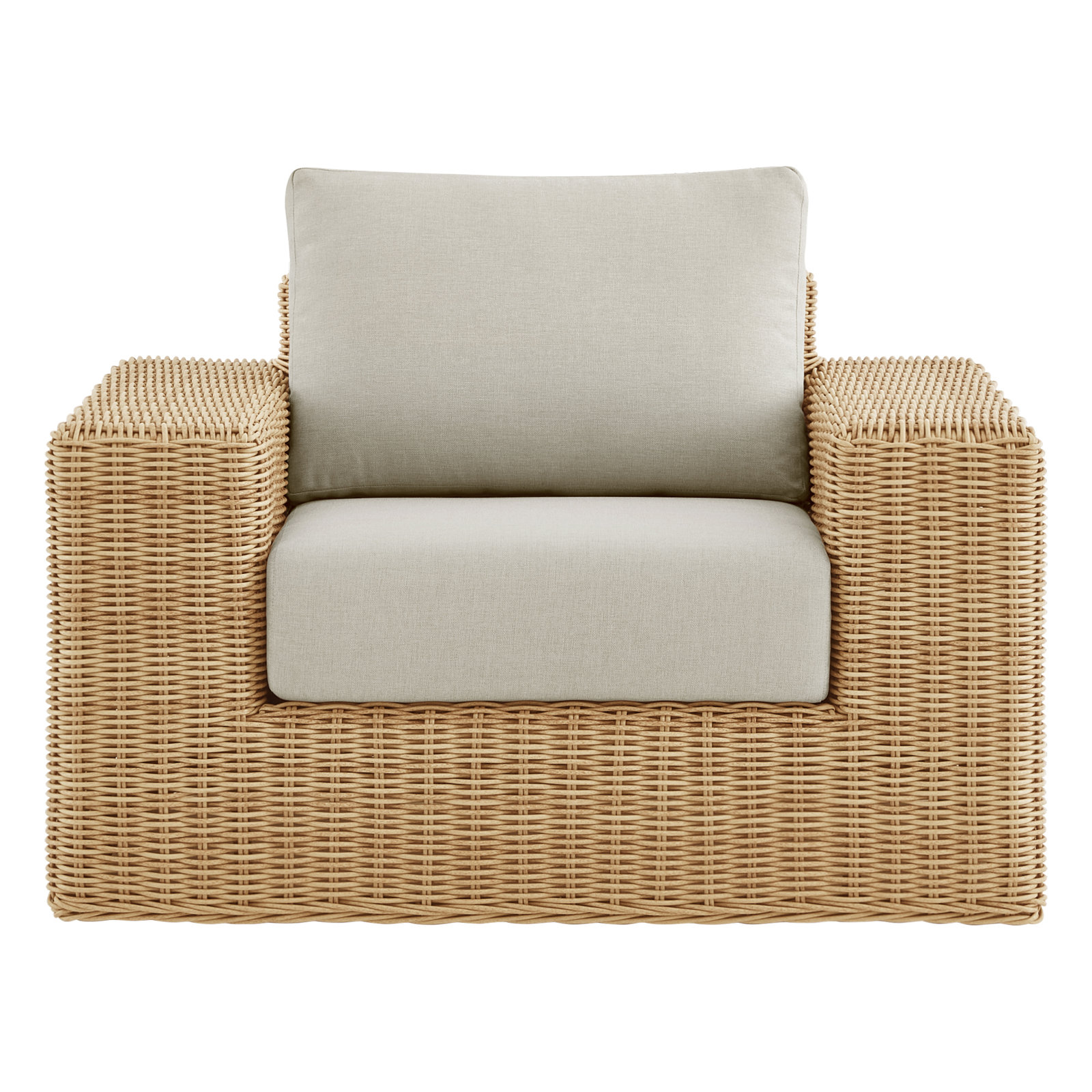 Emery Wicker Outdoor Lounge Chair