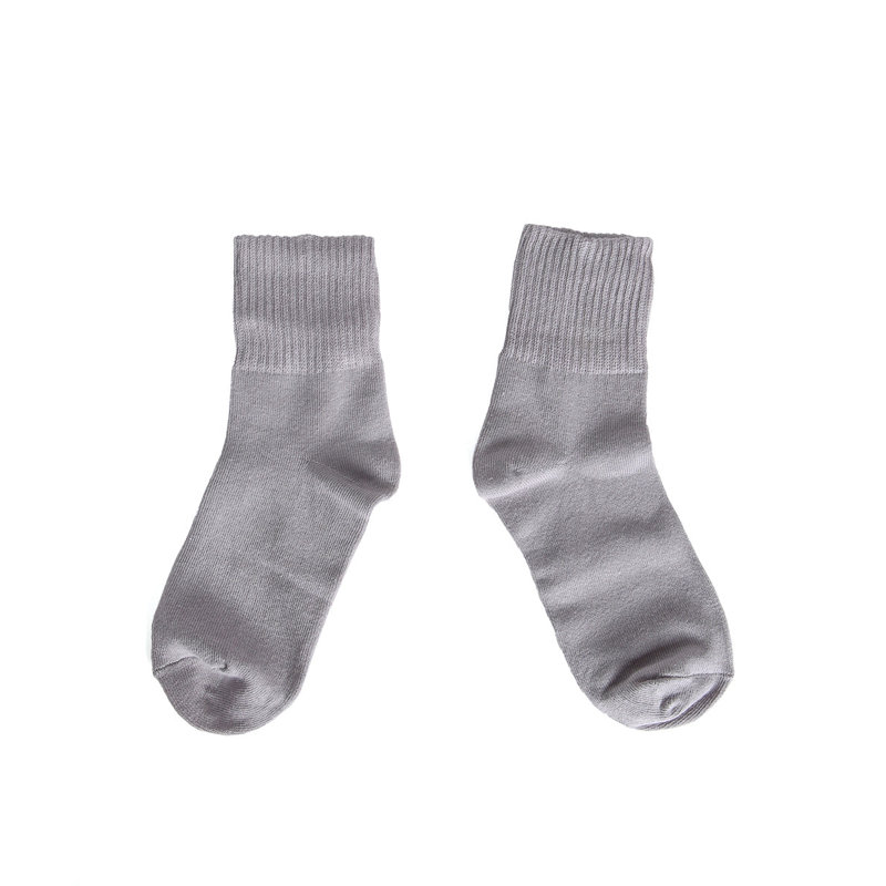 Chaussettes brodées Frenchie (lavande)