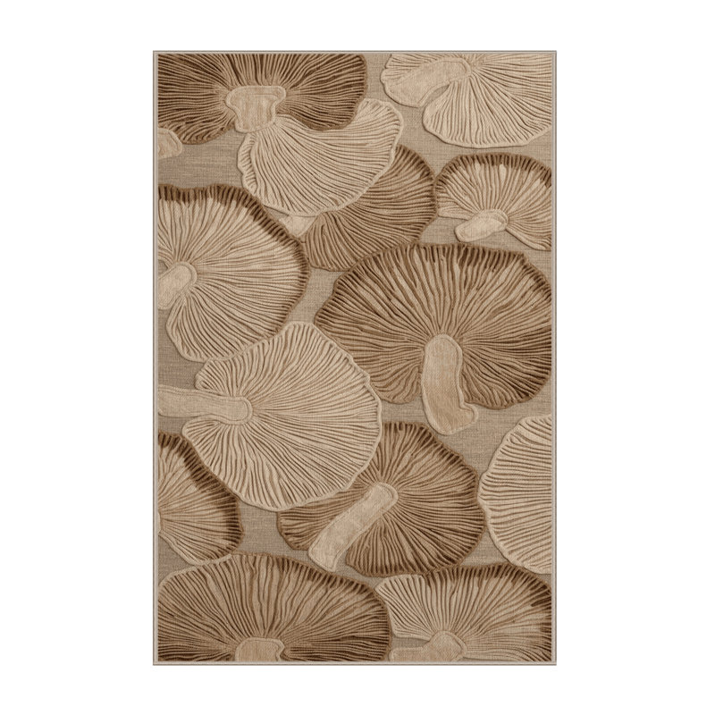  Tapis lavable lavande et huître, Tapis de couloir 2 pi x 4 pi