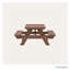 Table de pique-nique 72 po POLYWOOD Park-1571655