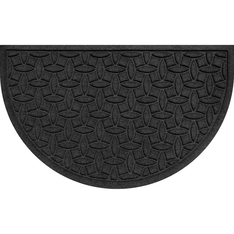 Tapis de porte intérieur antidérapant WaterHog Elipse, Gris anthracite, L 3 pi 9 po x L 5 pi 10 po