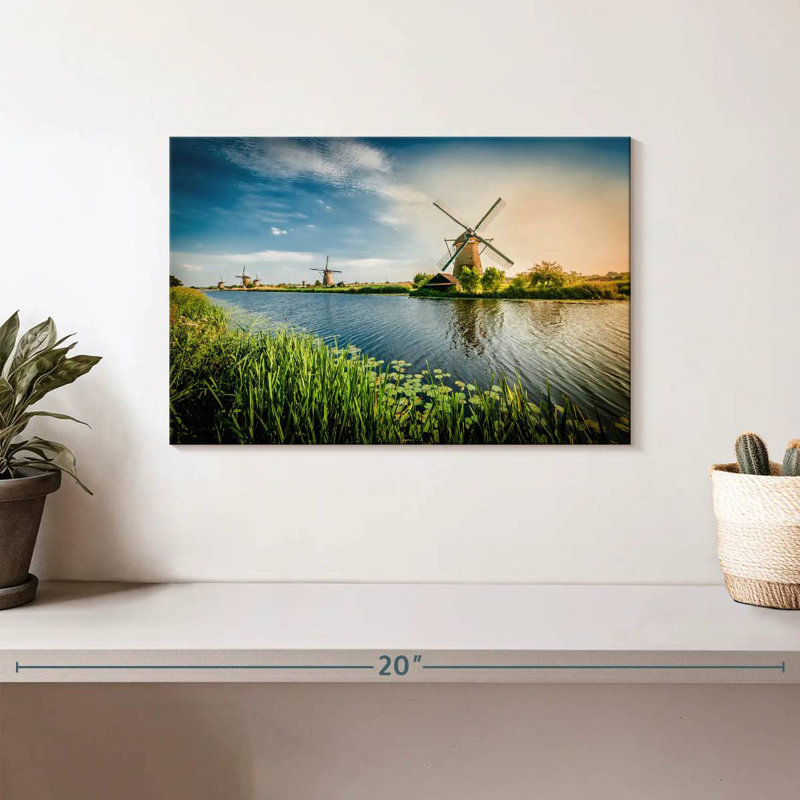 Alvord Rotterdam Windmills, 8" H x 12" W