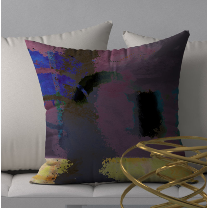 Housse de coussin carrée et coussin Debonair, 18" x 18"