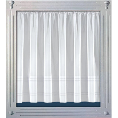 Floral Ruffled Cafe Curtain