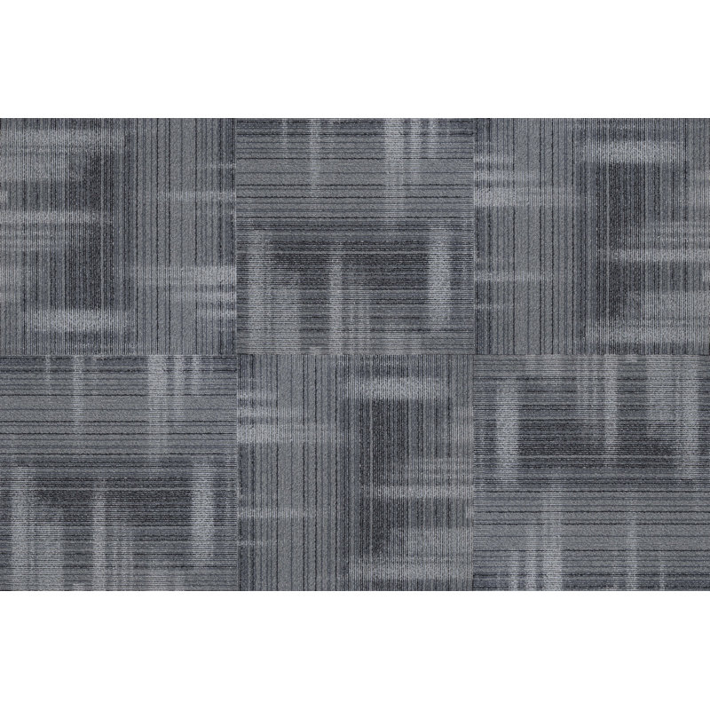 19.7'' W x 19.7'' L Multi Level Loop Mounting / Installation Required Nylon Carpet Tile, Storm