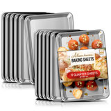 Joytable Non-Stick Aluminized Steel Quarter Sheet Pan Set