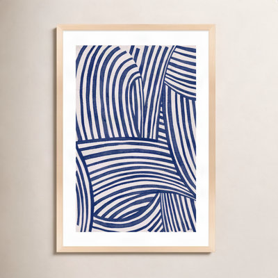 Magnus "Blue Waves 1" Painting by Marco Marella