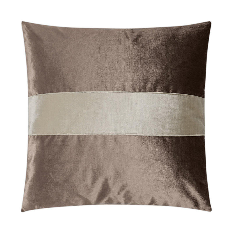 Coussin décoratif Iridescence Band, Orange, H 22 po x l 22 po
