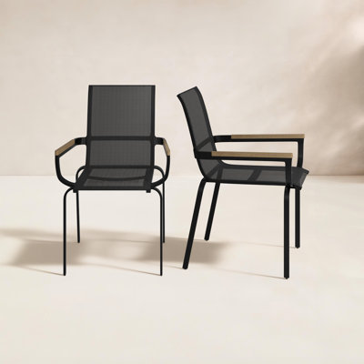 Lynna Stackable Patio Armchair
