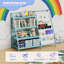 80cm H x 90cm W Metal Bookcase-309292614