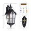 Antunes Aluminum Wall Light With Dusk to Dawn and Motion Sensor-1003991962