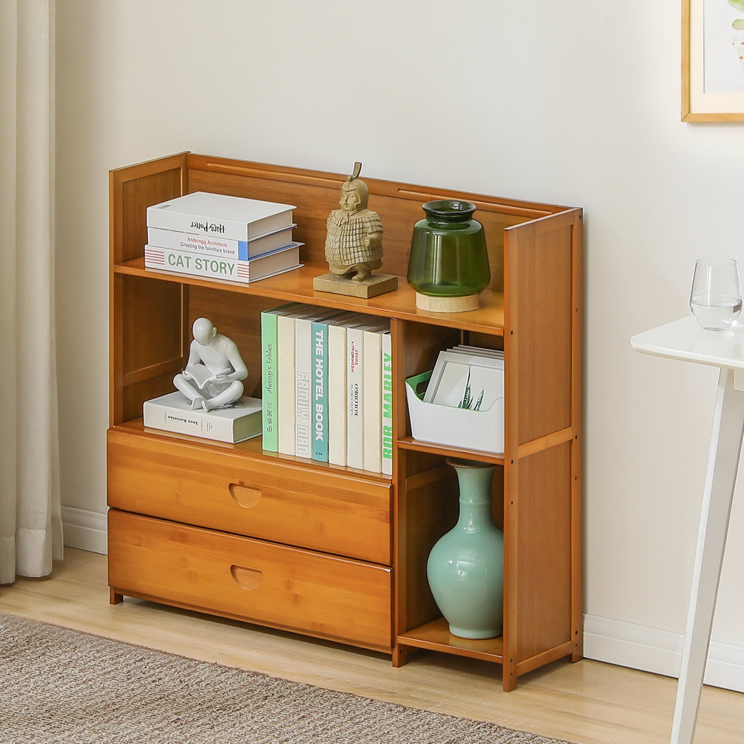 https://assets.wfcdn.com/im/23685996/compr-r85/2021/202123288/bamboo-3-tiers-2-drawers-modern-standard-bookcase-bookshelf-cabinet-storage-rack-for-home.jpg