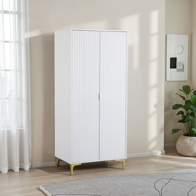 Temeeka 2 Door Manufactured Wood Wardrobe