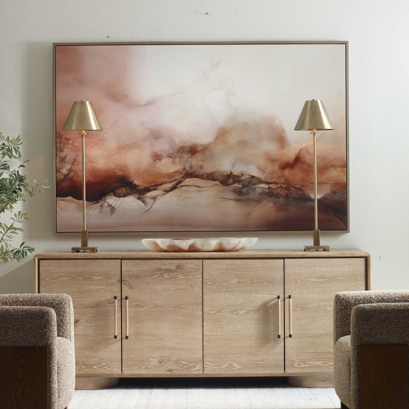Uttermost Rise Framed Modern Canvas